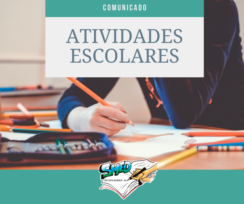 COMUNICADO DA SECRETARIA DE EDUCAÇÃO 